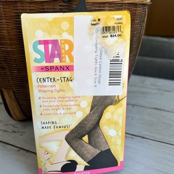 Star power by spanx black sexy tights - Picture 1 of 7